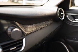 Alfa Romeo Giulia Dash Trim Kit - Carbon Fiber - Forged Carbon - Feroce Carbon Alfa Romeo Giulia Dash Trim Kit - Carbon Fiber - Forged Carbon - Feroce Carbon